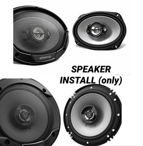 Basic Speaker Installation  (In-Store) ( Doors only)