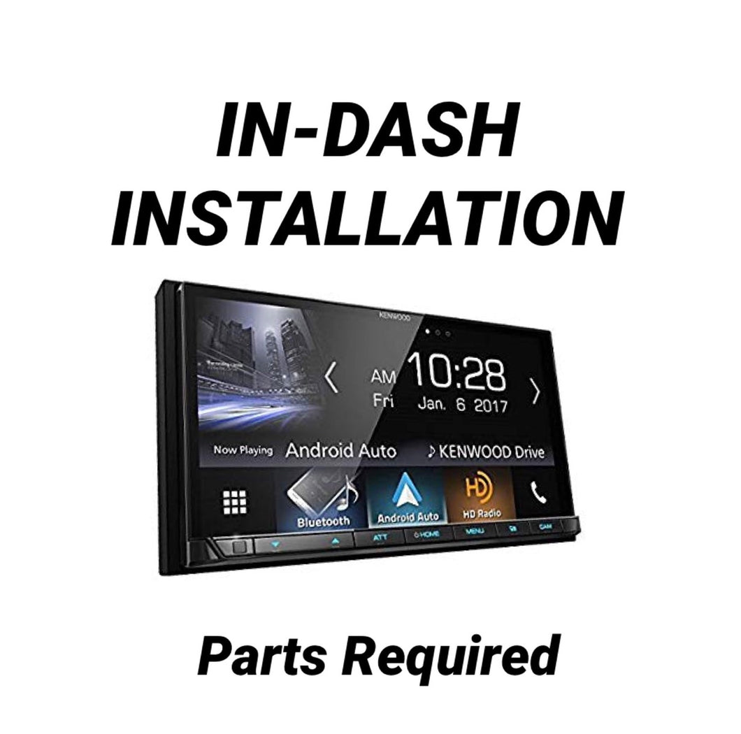 In-Dash DVD/Mechless Receiver Installation (In-Store Only)